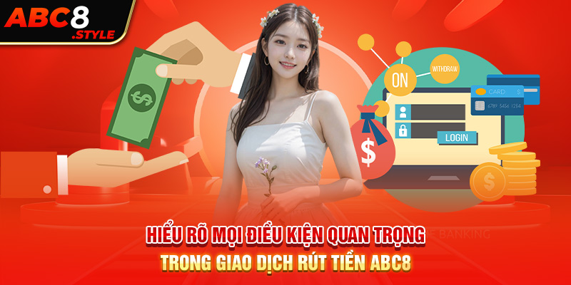 Hiểu rõ mọi điều kiện quan trọng trong giao dịch rút tiền ABC8 